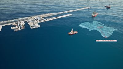 Varna Port Pilot MVP#1 - Blind navigation (bird view feature - oil spill info visualization)